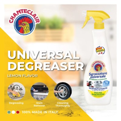 Chanteclair Universal Lemon Degreaser – 600ml Spray Limone