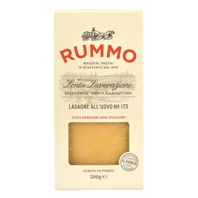 Rummo Egg Pasta Lasagne - Lasagne all uovo - Pacco Italiano