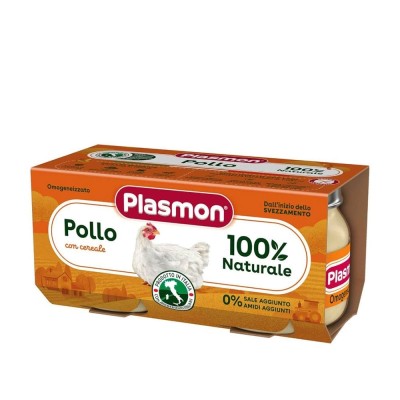 12X Plasmon Homogenized Chicken with Cereals - Baby Food
