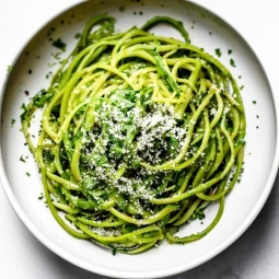 Rummo Spaghetti pesto and green veggi