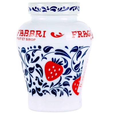 Fabbri Strawberries in Syrup – 600g Italian Dessert Jar