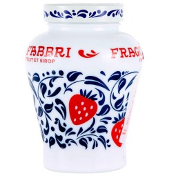 Fabbri Strawberries in Syrup – 600g Italian Dessert Jar