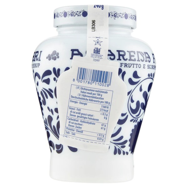 Fabbri Cherries Fruit and Syrup Amarena - 600g: Italian Delight Fabbri Cherries Fruit and Syrup Amarena - 600g: Italian Delight