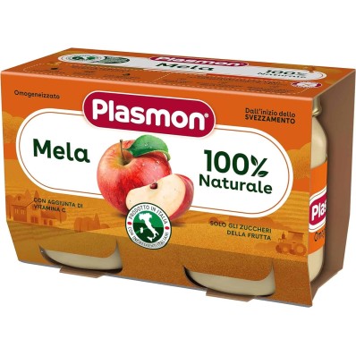 Plasmon Homogenized Apple - Mela 2x80g