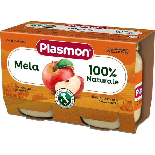 Plasmon Homogenized Apple - Mela 2x80g