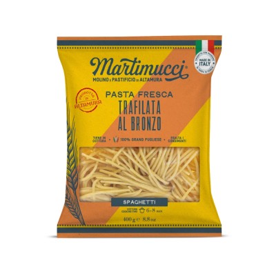 Martimucci Bronze-Die Spaghetti 400g – Fresh 100% Apulian Durum Wheat Pasta