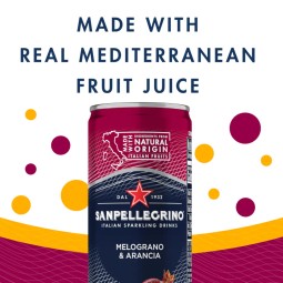 Sanpellegrino Melograno & Arancia – 330 ml Can