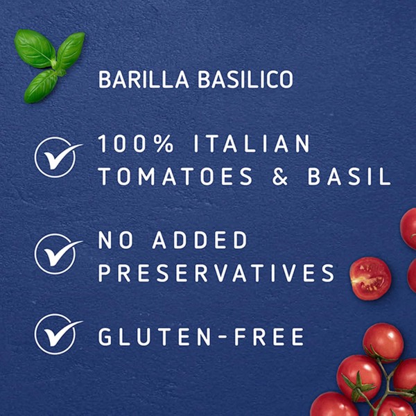 Barilla Basilico Pasta Sauce – 400g Tomato & Basil