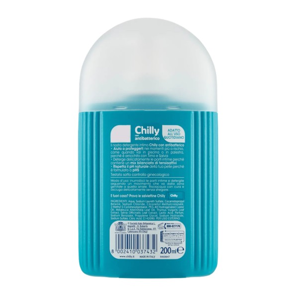 Chilly Antibacterial Intimate Wash 200ml - Feminine Hygiene