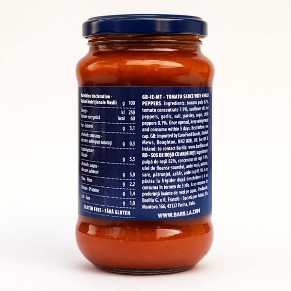 Barilla Arrabbiata Sauce – Spicy Tomato & Chilli 400g Barilla Arrabbiata Sauce – Spicy Tomato & Chilli 400g