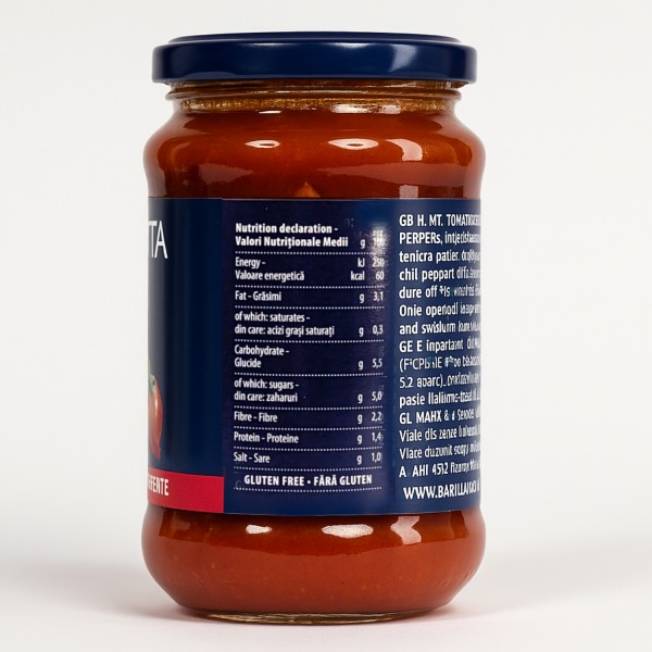 Barilla Arrabbiata Sauce – Spicy Tomato & Chilli 400g Barilla Arrabbiata Sauce – Spicy Tomato & Chilli 400g