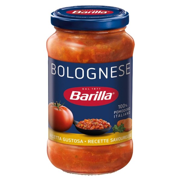 Barilla Bolognese Ragu Sauce 400g – Classic Italian Meat Sauce Barilla Bolognese Ragu Sauce 400g – Classic Italian Meat Sauce