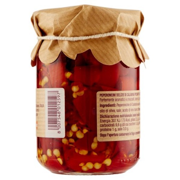 Delizie di Calabria Sliced Chili Peppers 135g Delizie di Calabria Sliced Chili Peppers 135g