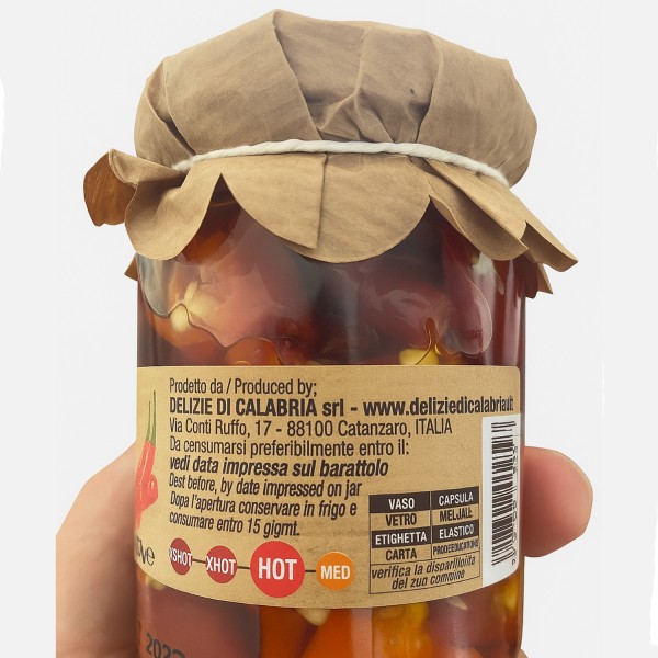 Delizie di Calabria Sliced Chili Peppers 135g Delizie di Calabria Sliced Chili Peppers 135g