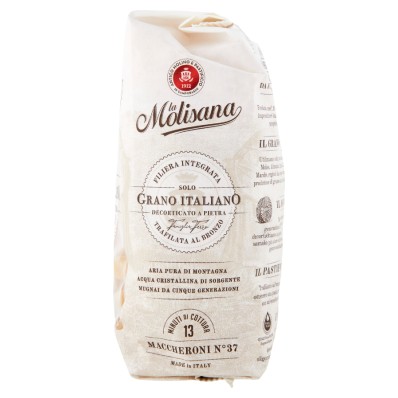 La Molisana Maccheroni No.37 – Bronze-Cut Pasta 500g
