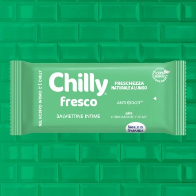 Chilly Fresco Intimate Wipes  – Freshness with Menthol Gel