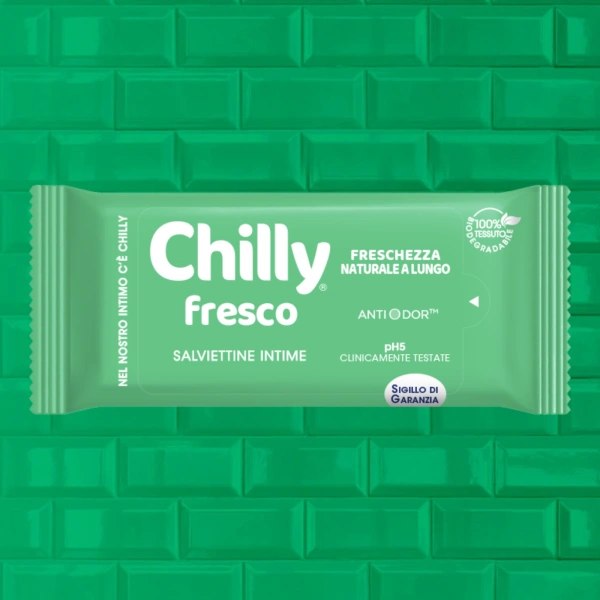 Chilly Fresco Intimate Wipes  – Freshness with Menthol Gel