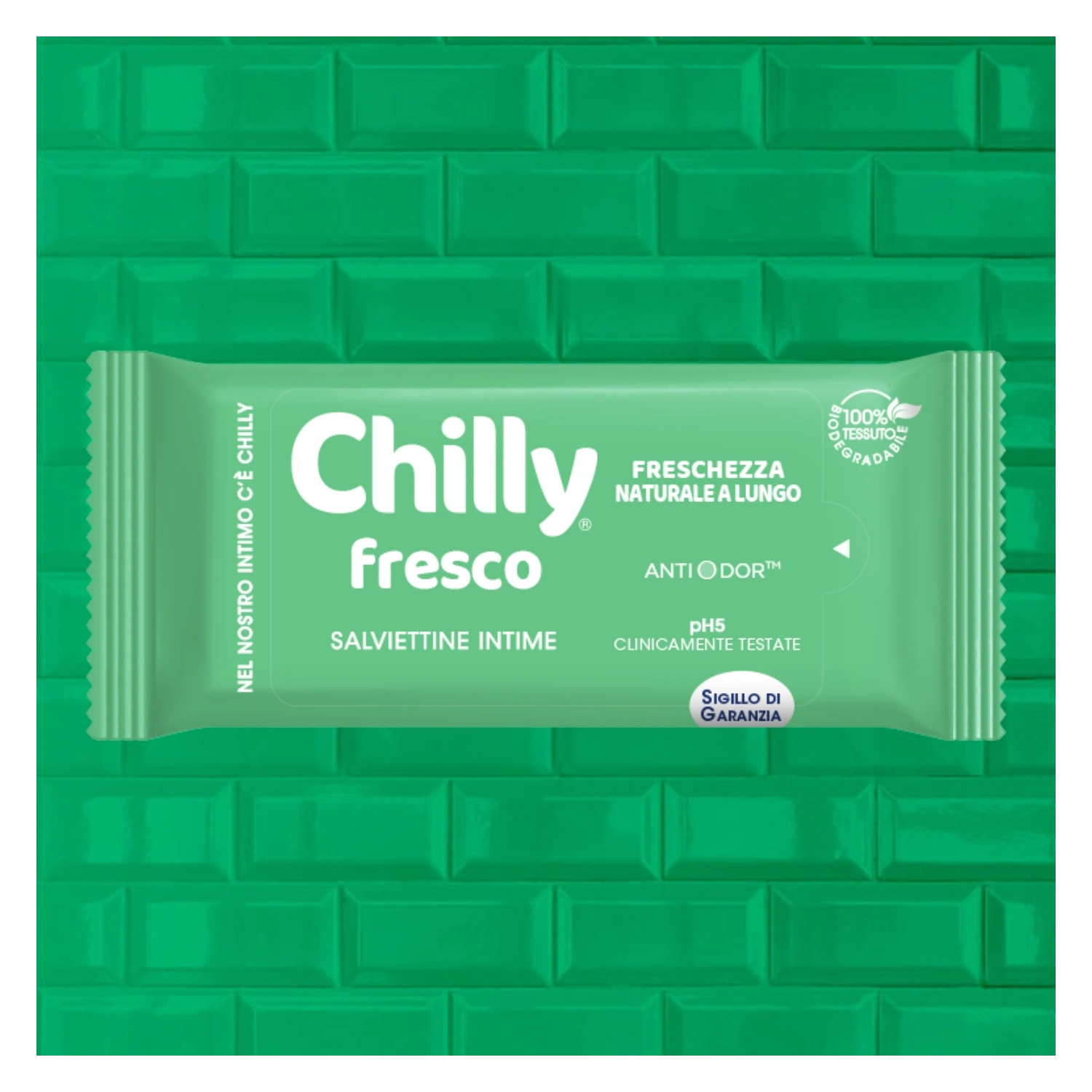 Chilly Fresco Intimate Wipes  – Freshness with Menthol Gel