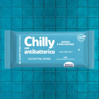 Chilly Antibacterial Intimate Wipes – Hygiene & Protection - Blue Wipes