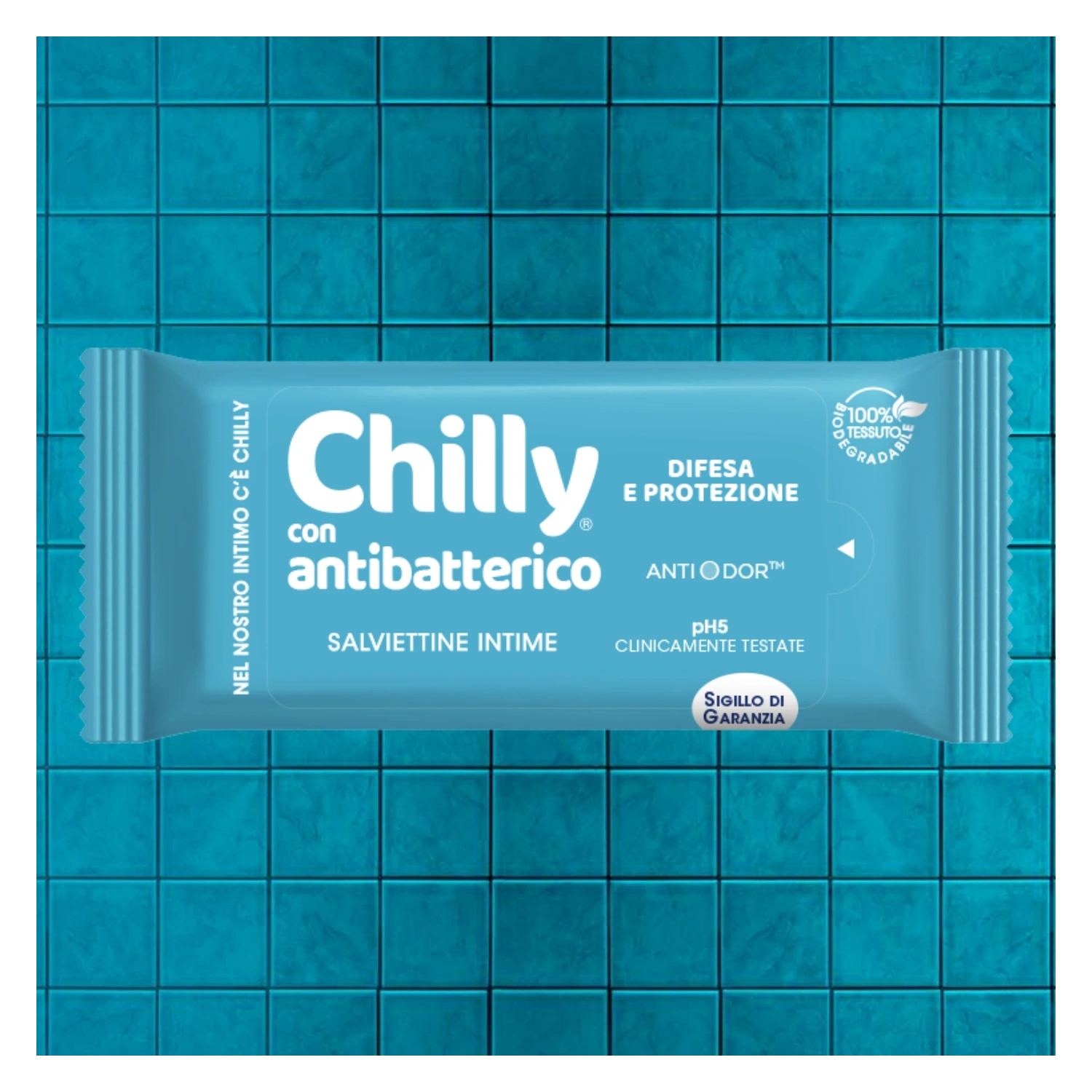 Chilly Antibacterial Intimate Wipes – Hygiene & Protection - Blue Wipes