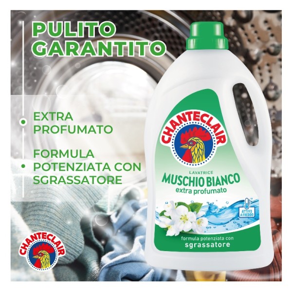 Chanteclair White Musk Laundry Detergent 1.5L – Muschio Bianco