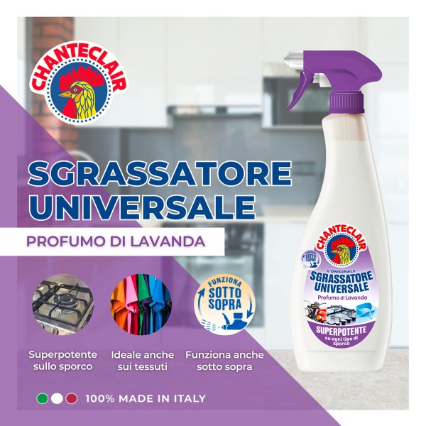 Chanteclair Lavender Degreaser Spray 600ml – Universal Cleaner Chanteclair Lavender Degreaser Spray 600ml – Universal Cleaner