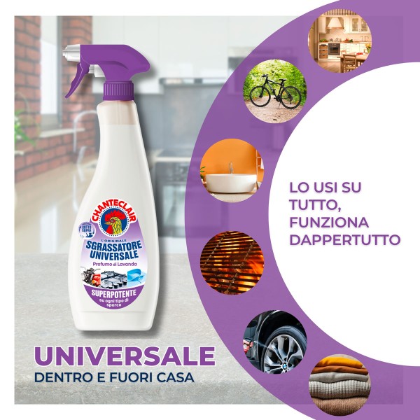 Chanteclair Lavender Degreaser Spray 600ml – Universal Cleaner Chanteclair Lavender Degreaser Spray 600ml – Universal Cleaner