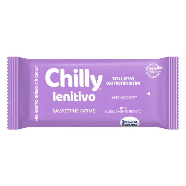Chilly Lenitivo Soothing Intimate Wipes – Sensitive Relief
