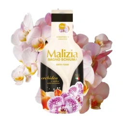 Malizia Bath Foam Orchid & Amber 1000ml – Luxury Body Care