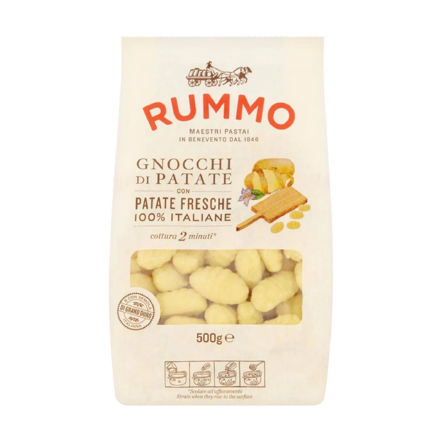 Rummo Gnocchi 500g From Italian Potatoes