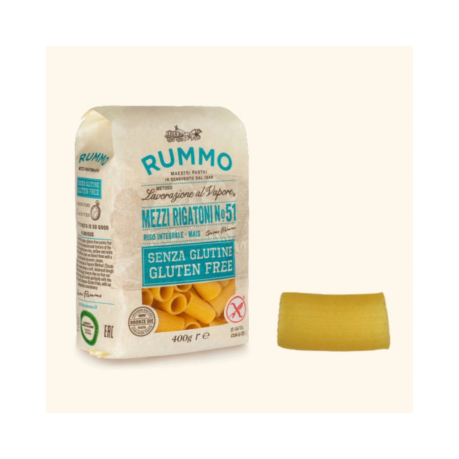 Rummo Gluten Free Mezzi Rigatoni N°51