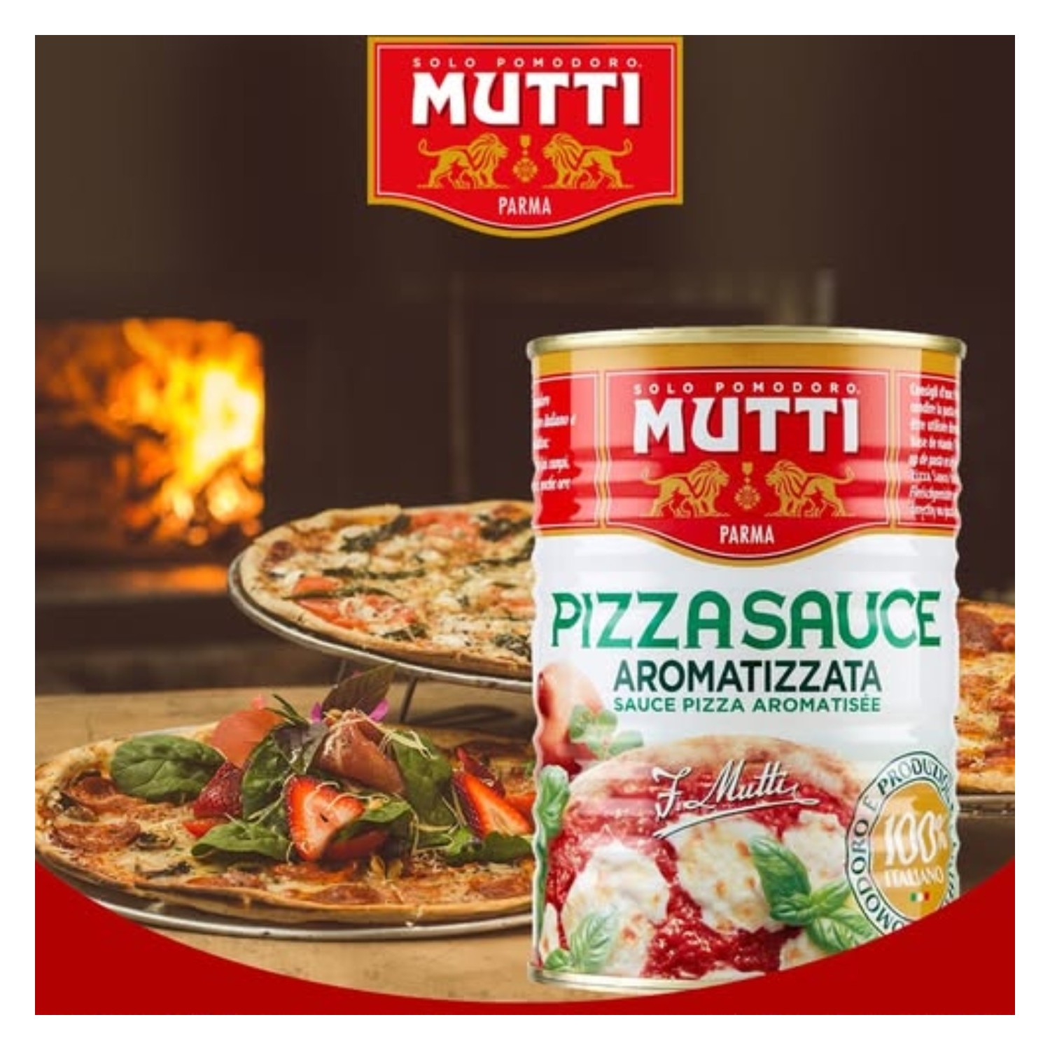Mutti Pizza Sauce Aromatica - Ready to Use - 400g