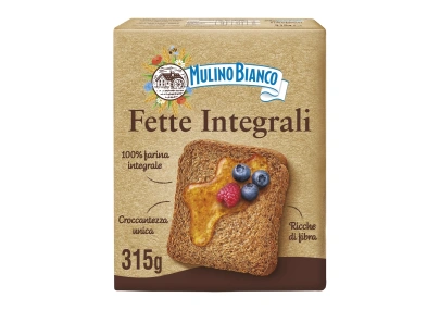 Fette Biscottate Integrali Mulino Bianco - Wholemeal Toast 315g