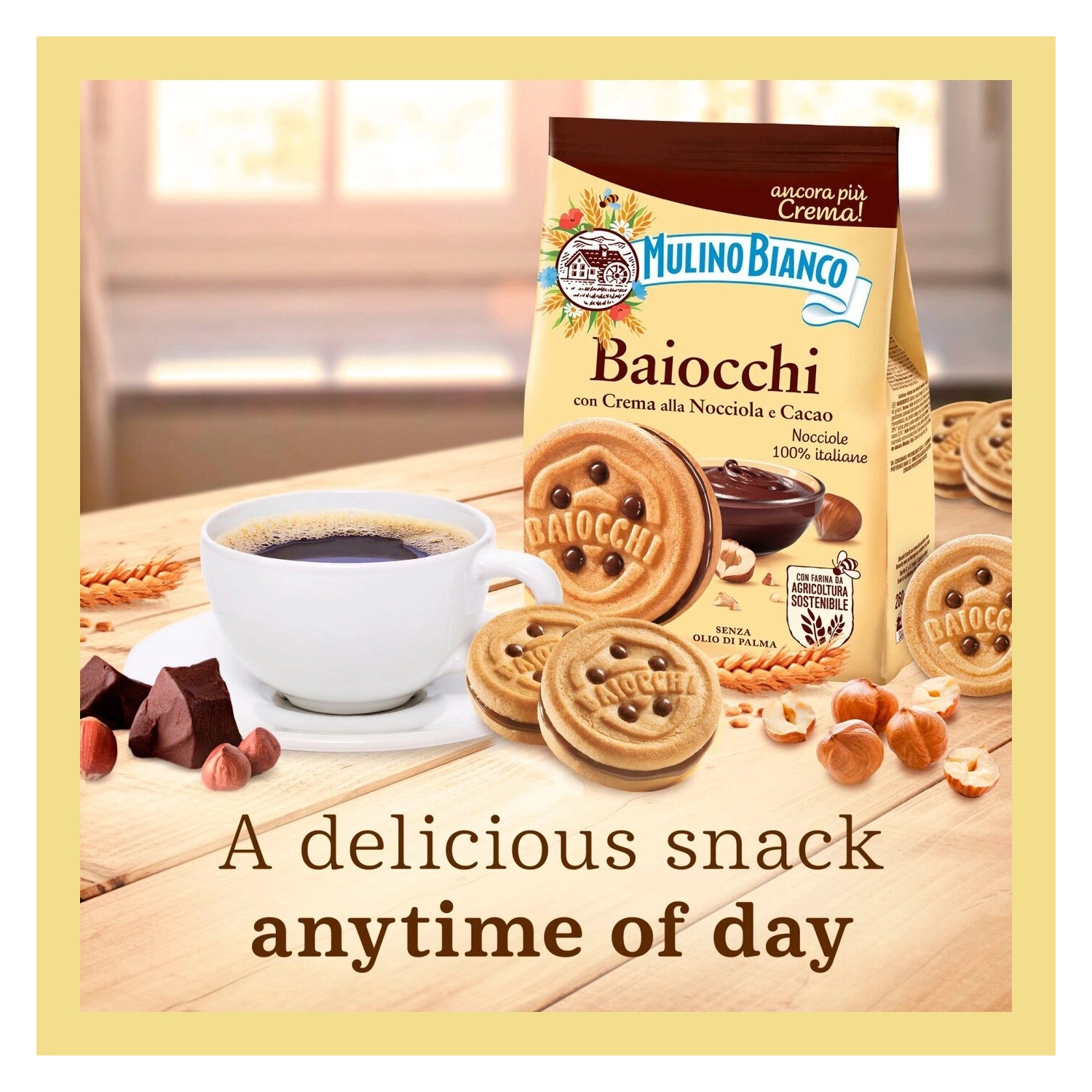 Mulino Bianco Baiocchi Hazelnut Biscuits Mulino Bianco Baiocchi Hazelnut Biscuits