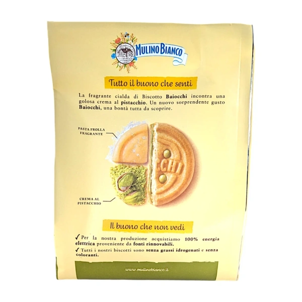 Mulino Bianco Baiocchi with Pistachio Cream 240g