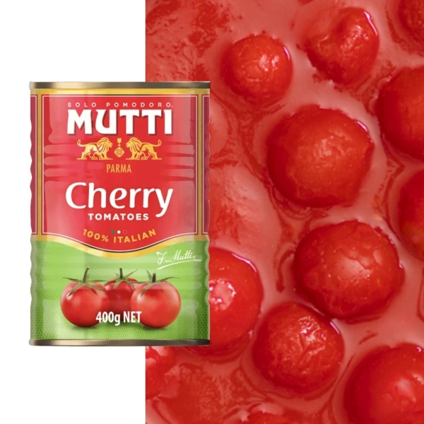 Mutti Cherry Tomato - Ciliegino (400gr) - Sweet and Intense Flavor Mutti Cherry Tomato - Ciliegino (400gr) - Sweet and Intense Flavor
