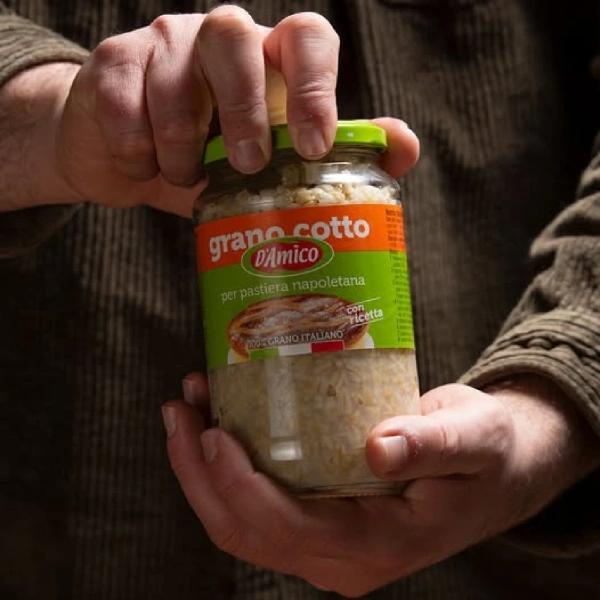 Cooked Wheat Grains ( Grano Cotto ) for "Pastiera Napoletana" Pie 580g