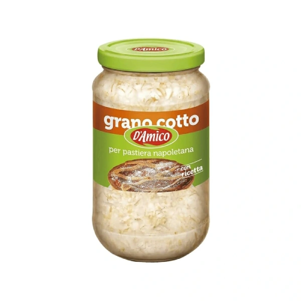 Cooked Wheat Grains ( Grano Cotto ) for "Pastiera Napoletana" Pie 580g