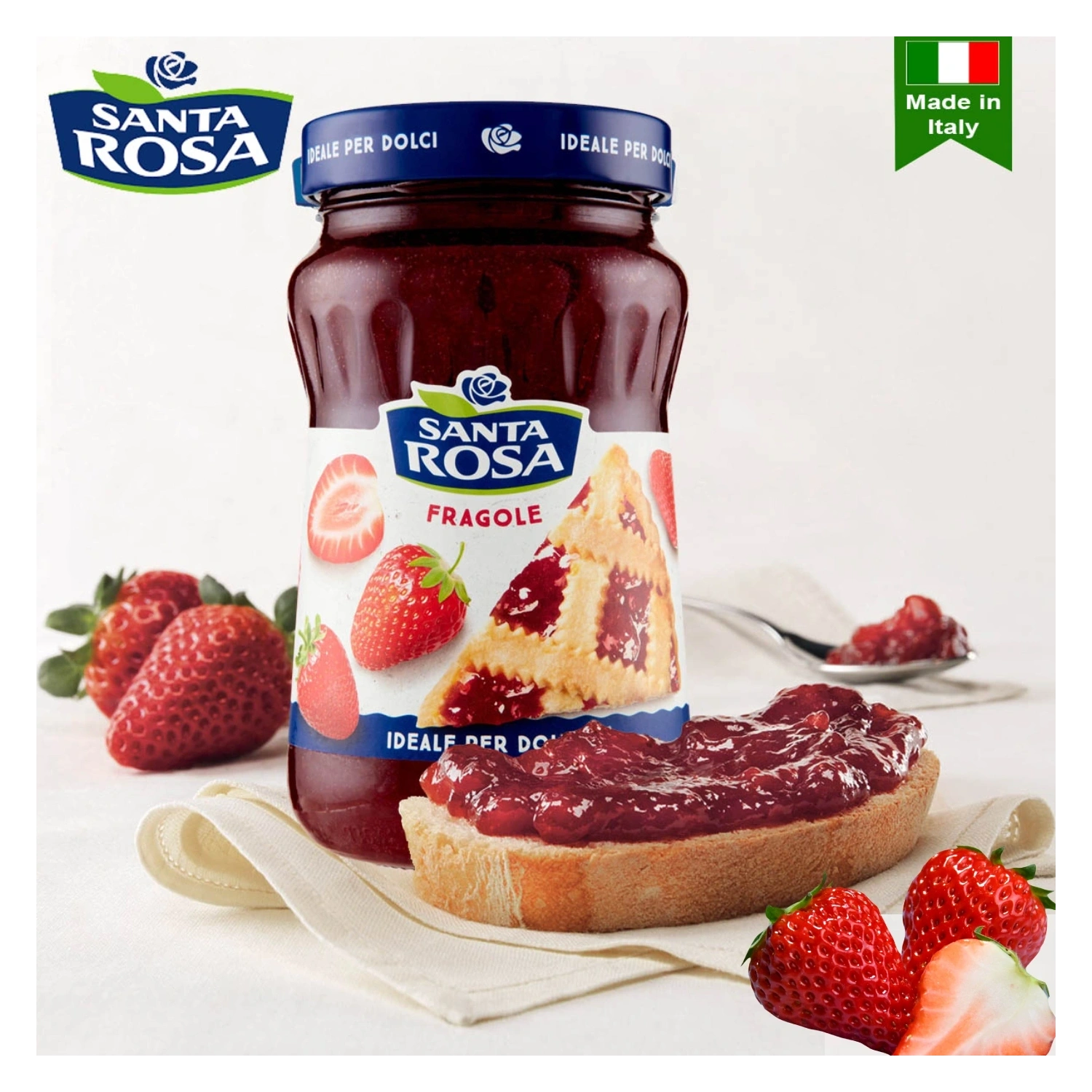 Santa Rosa Jam Strawberry - 350g - Fragole