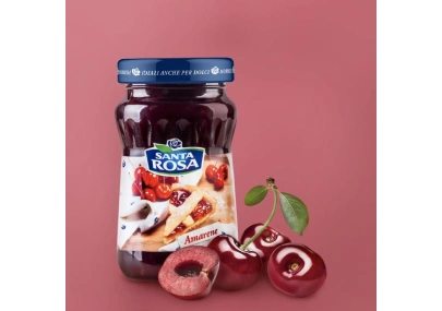 Santa Rosa Jam Black Cherry 350g - Amarene