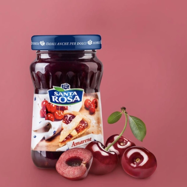 Santa Rosa Jam Black Cherry 350g - Amarene
