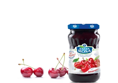 Santa Rosa Jam Black Cherry 350g - Amarene
