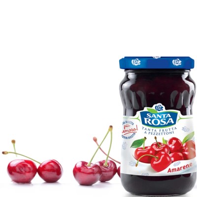Santa Rosa Jam Black Cherry 350g - Amarene