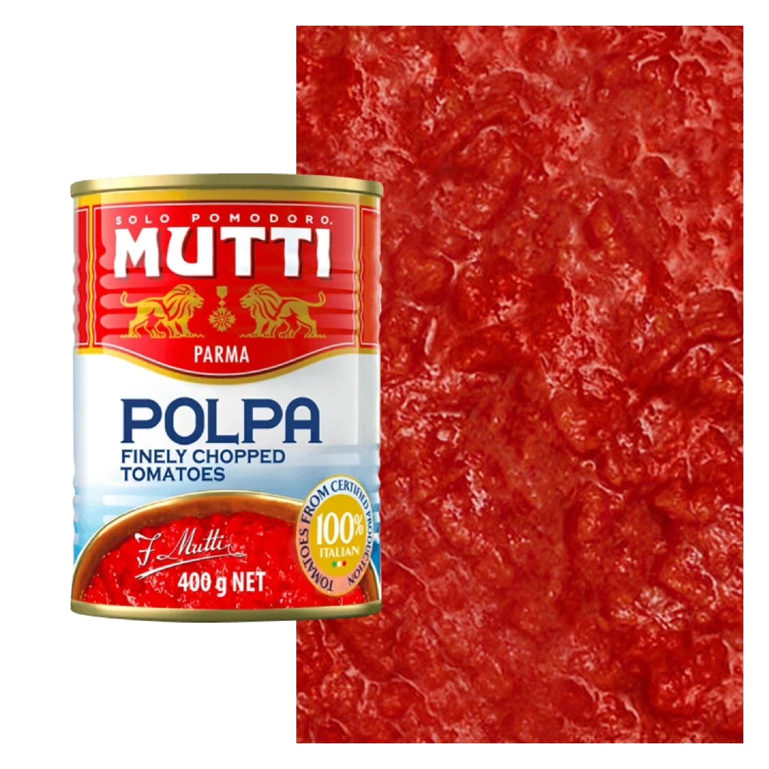3x Mutti Polpa Tomato Pulp 3x400g
