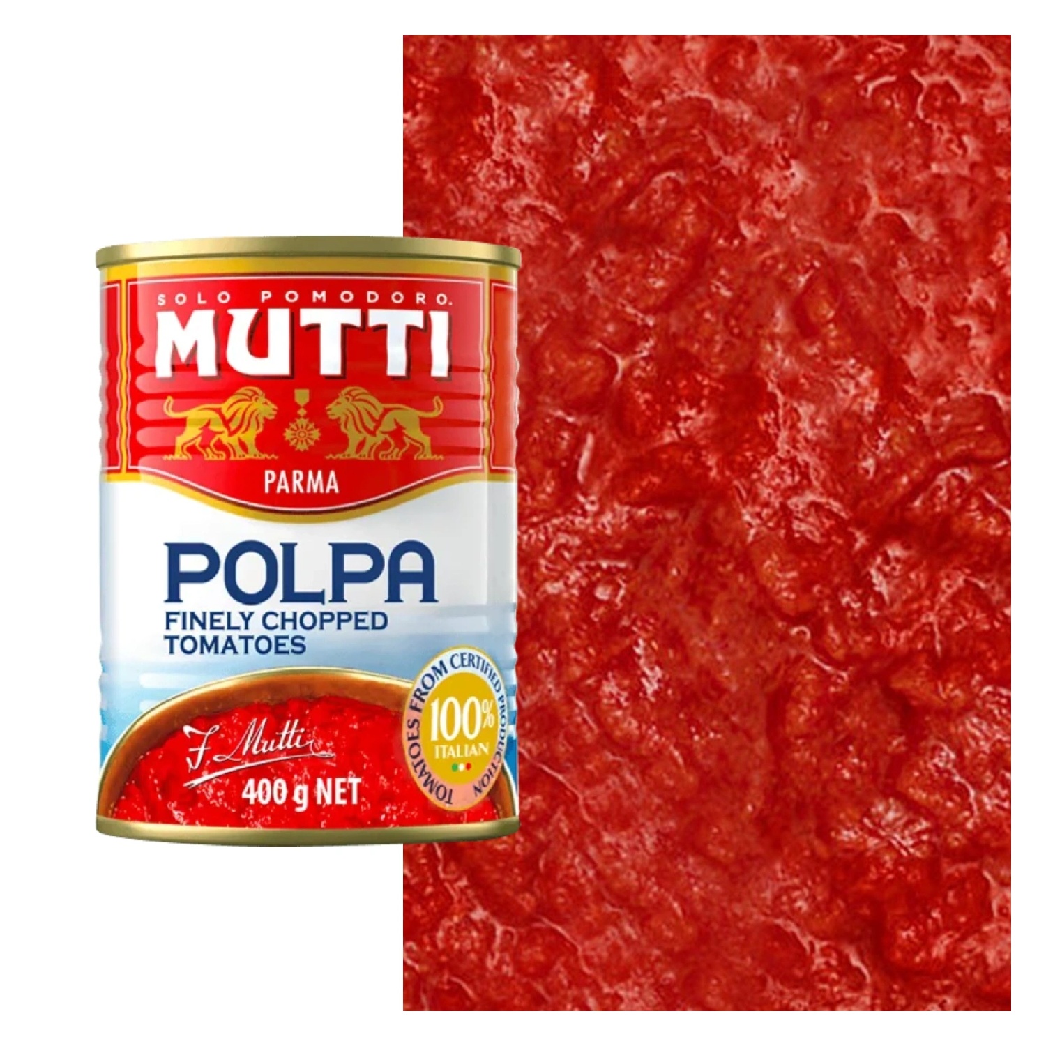 3x Mutti Polpa Tomato Pulp 3x400g