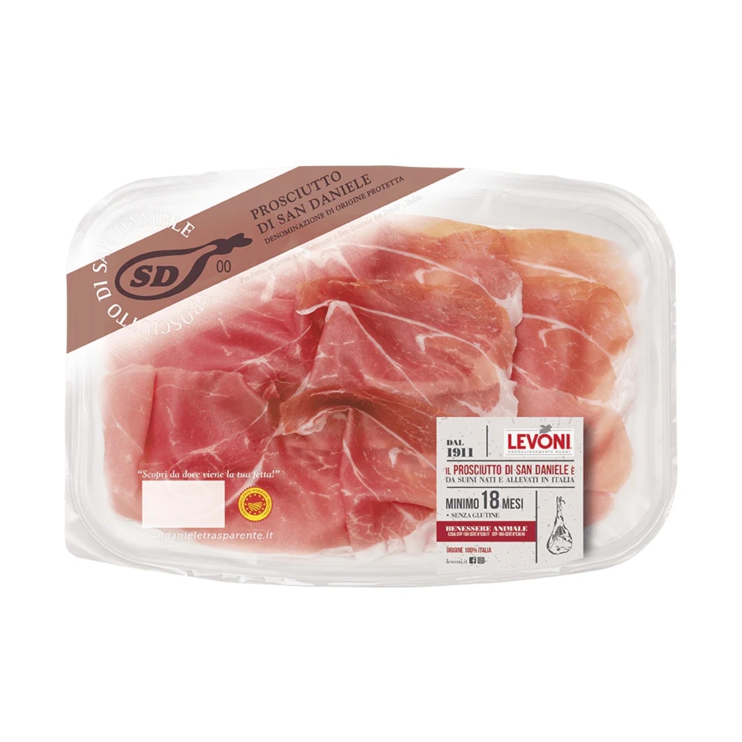Prosciutto San Daniele Sliced 70g