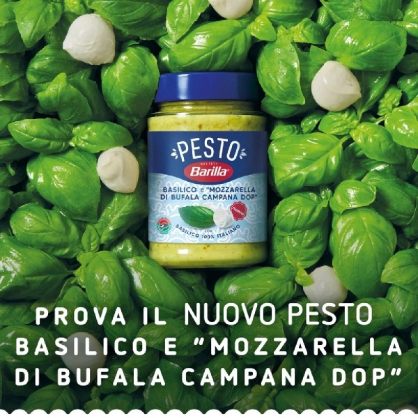 Barilla Pesto Basilico & Mozzarella di Bufala DOP 190g