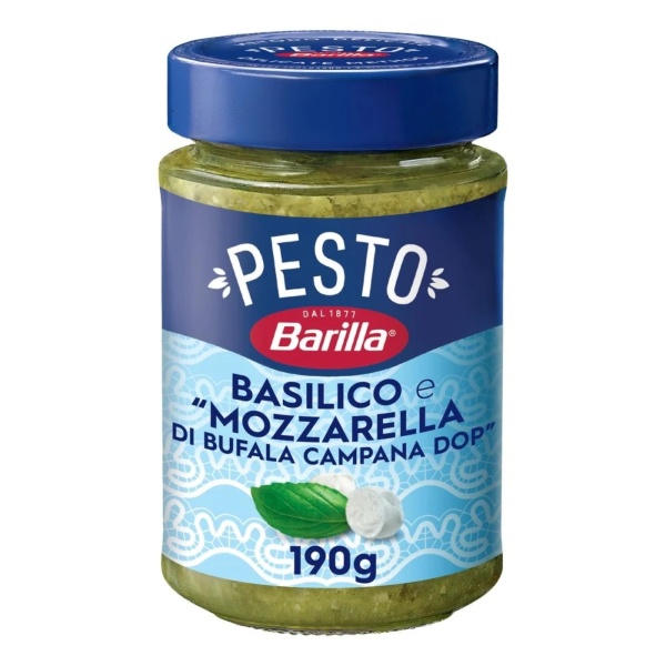 Barilla Pesto Basilico & Mozzarella di Bufala DOP 190g