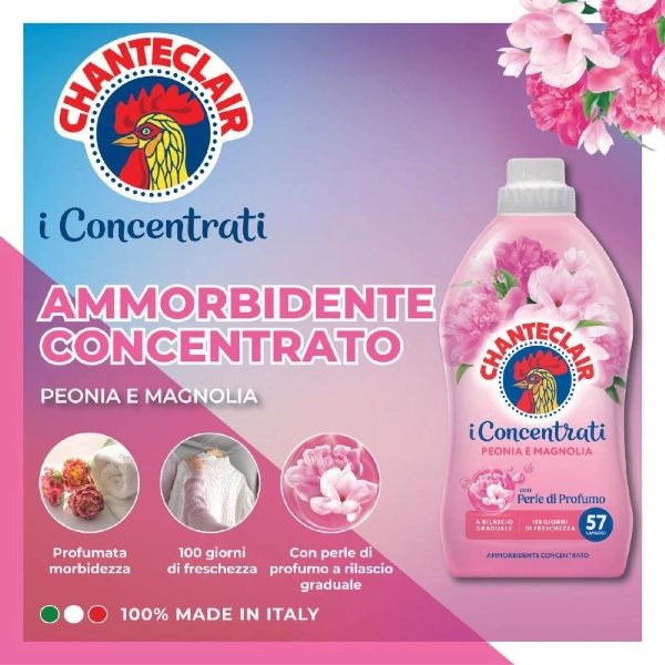 ChanteClair Fabric Softener Concentrato Peony & Magnolia 1.140ml
