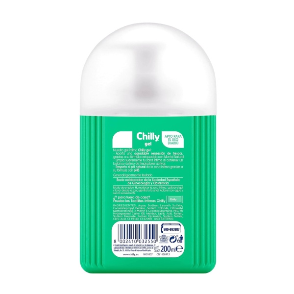 Chilly Intimate Wash Gel 200ml - Gentle Feminine Hygiene